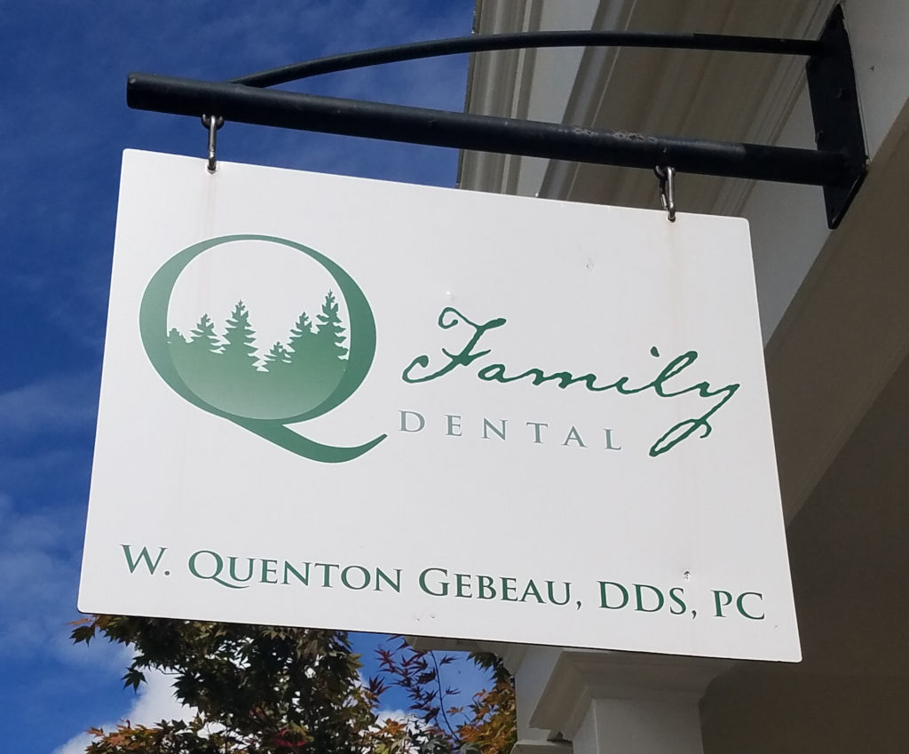 Office Sign Q Family Dental - Our Dental Practice